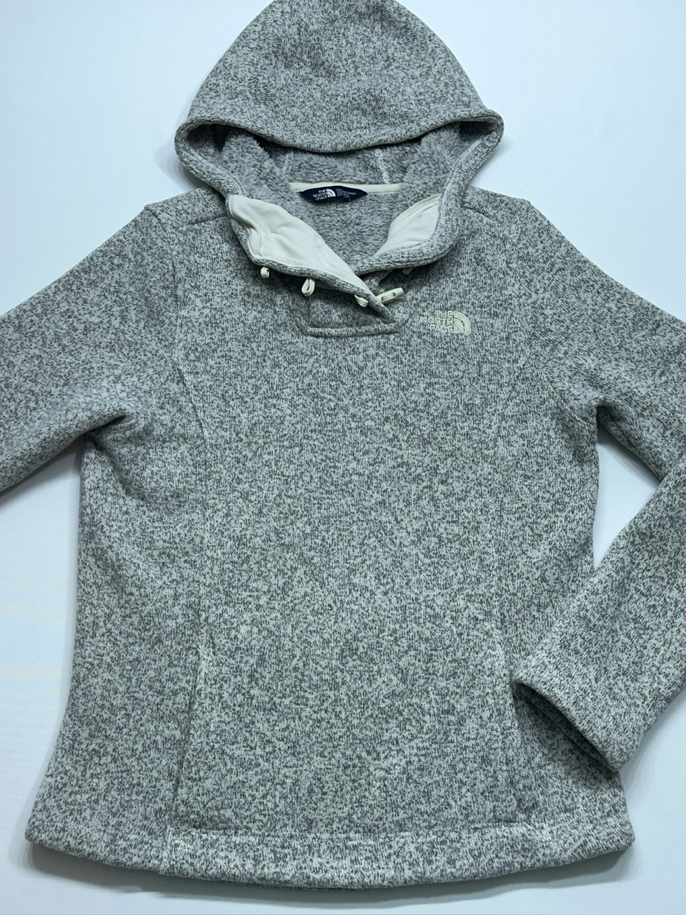 The North Face Fleece Hoodie Womens Size Small Toggle Button Pullover Jacket